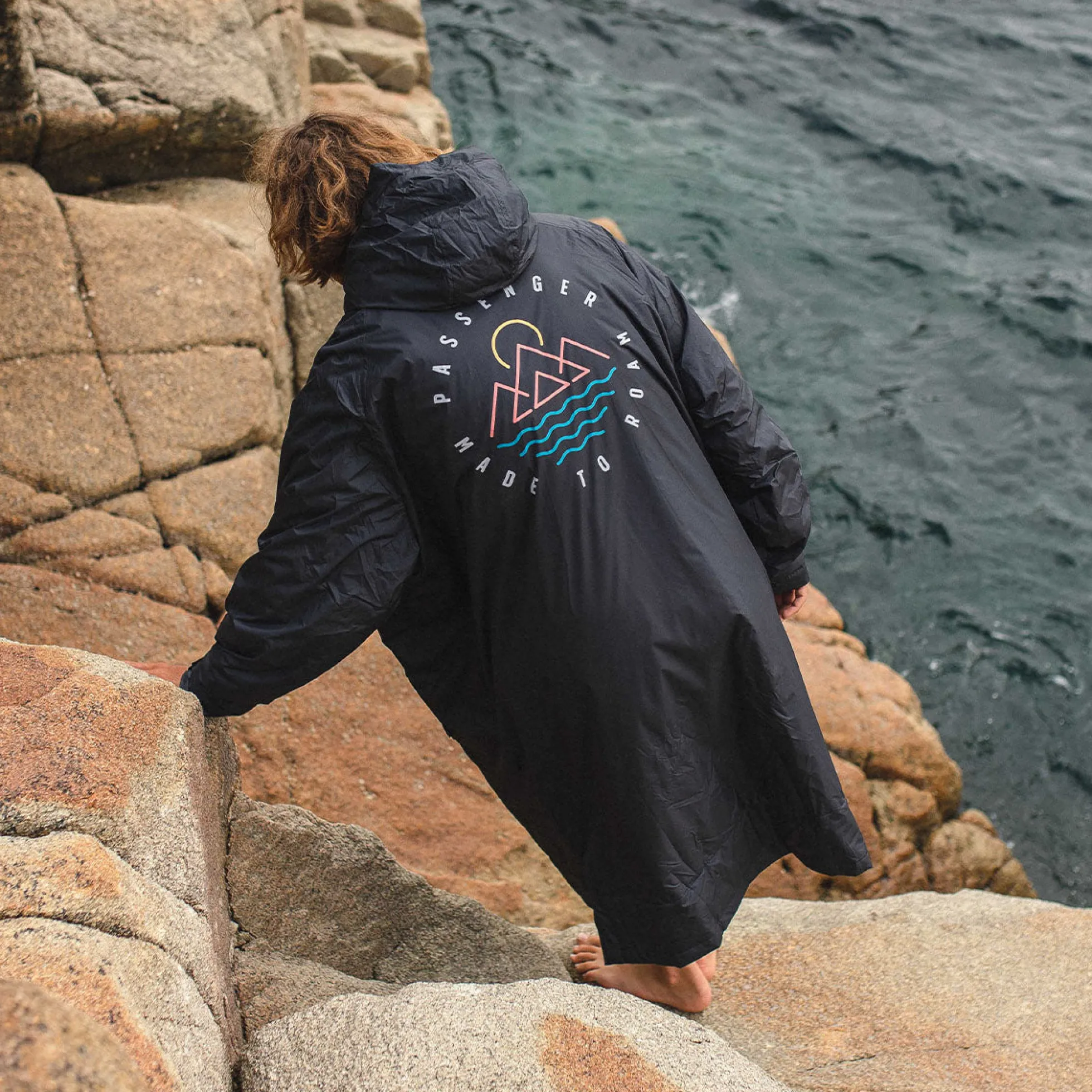 Escapism Handtuch-gefütterter Surf-Poncho