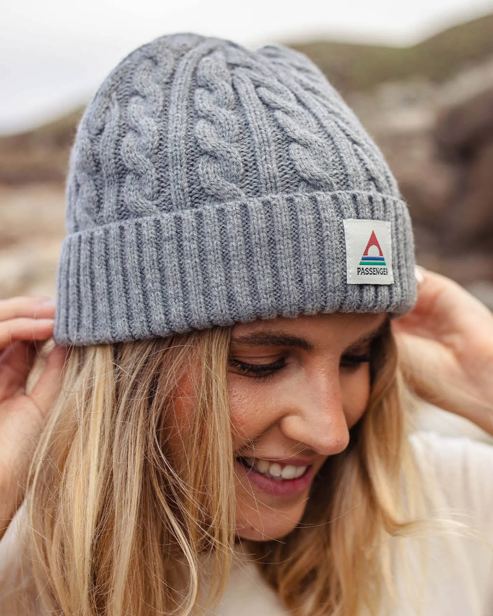 Fireside Zopfmuster-Beanie
