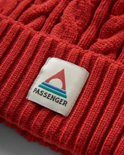 Fireside Zopfmuster-Beanie
