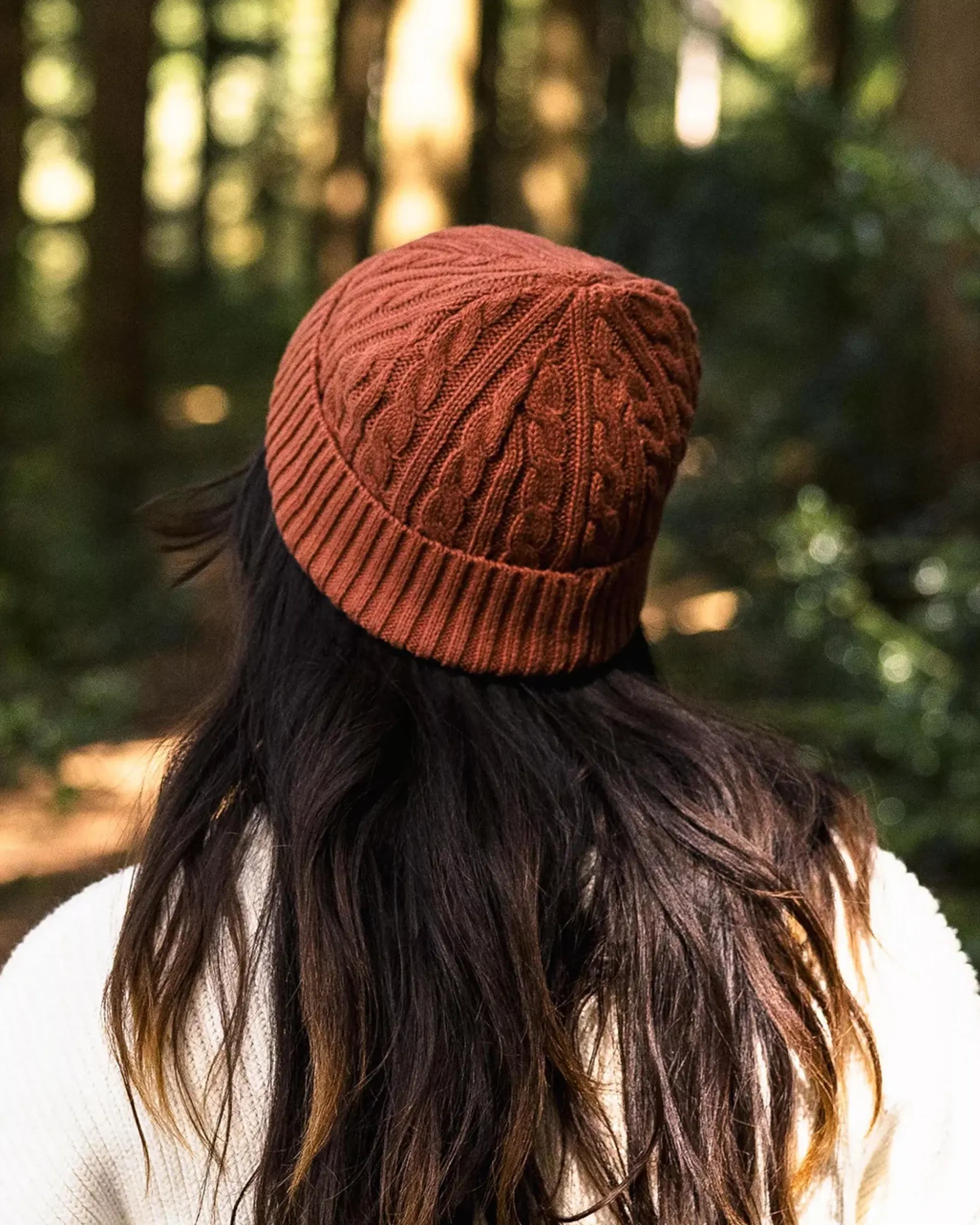 Fireside Zopfmuster-Beanie