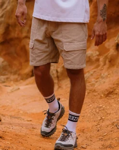 Herren Apex Grid Cord Short