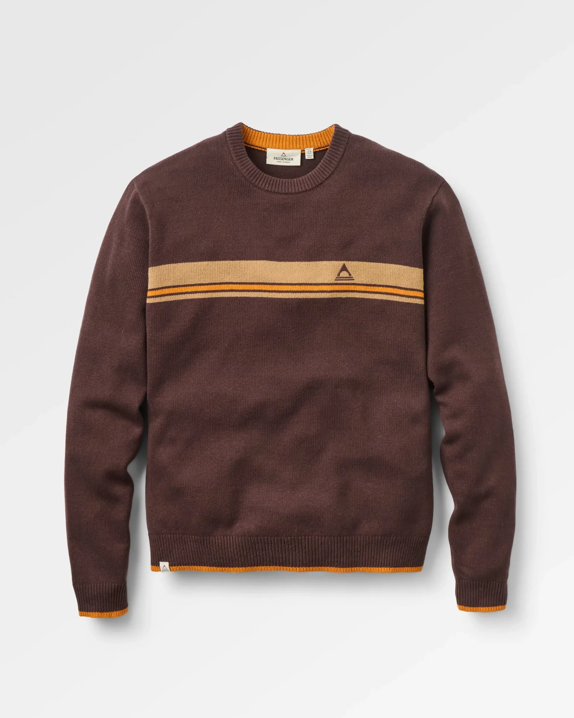 Herren Aspen Gestreifter Strickpullover