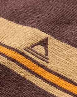 Herren Aspen Gestreifter Strickpullover