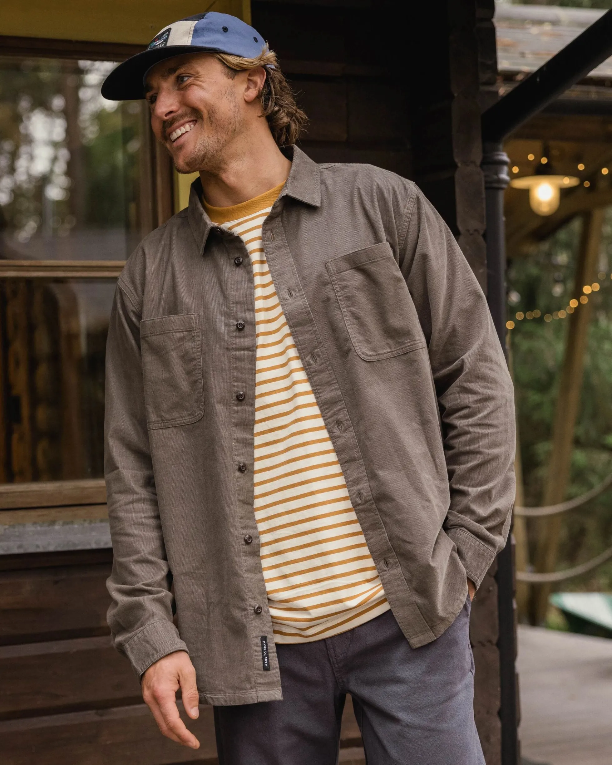 Herren Backcountry Leichtes Cord Hemd