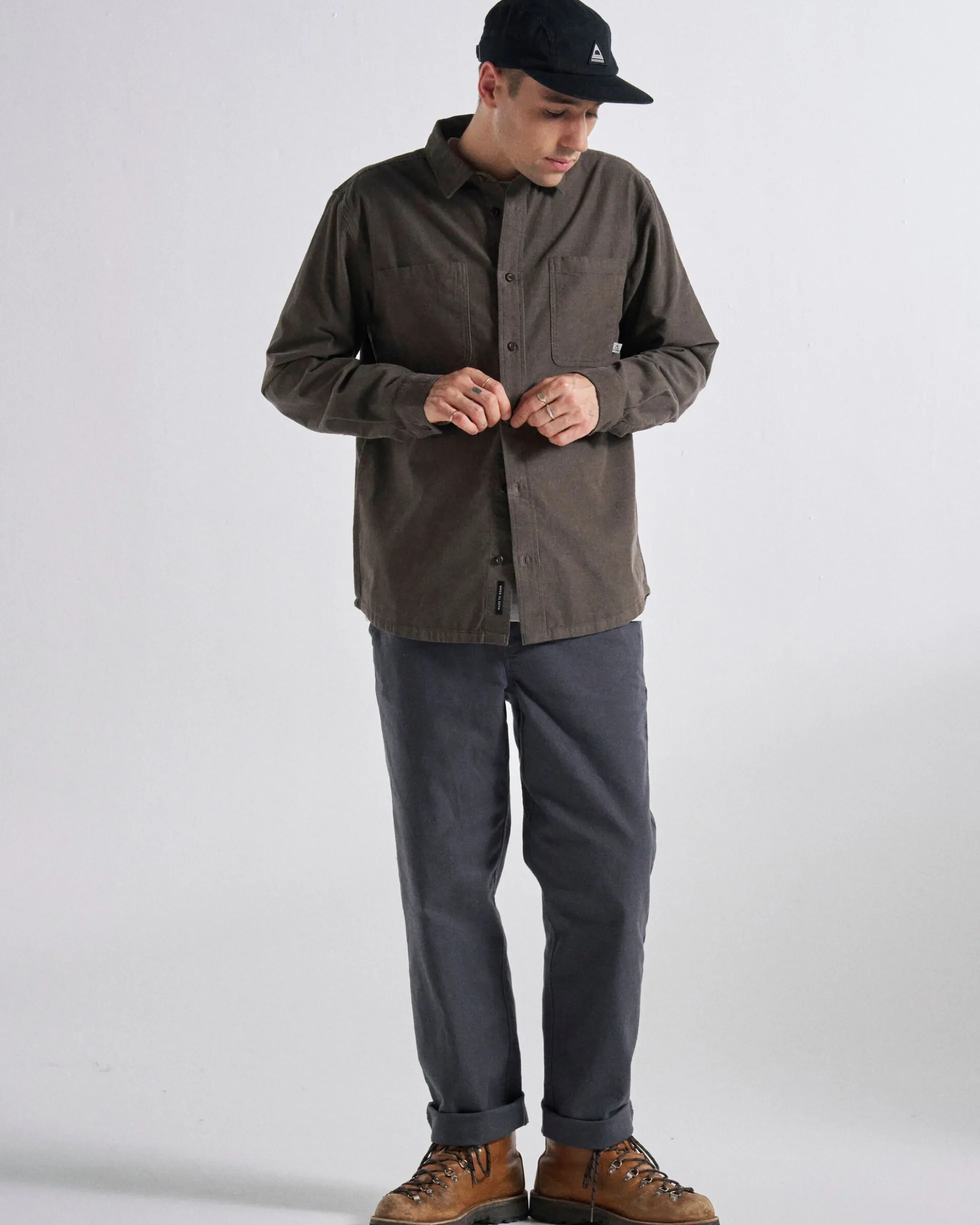 Herren Backcountry Leichtes Cord Hemd