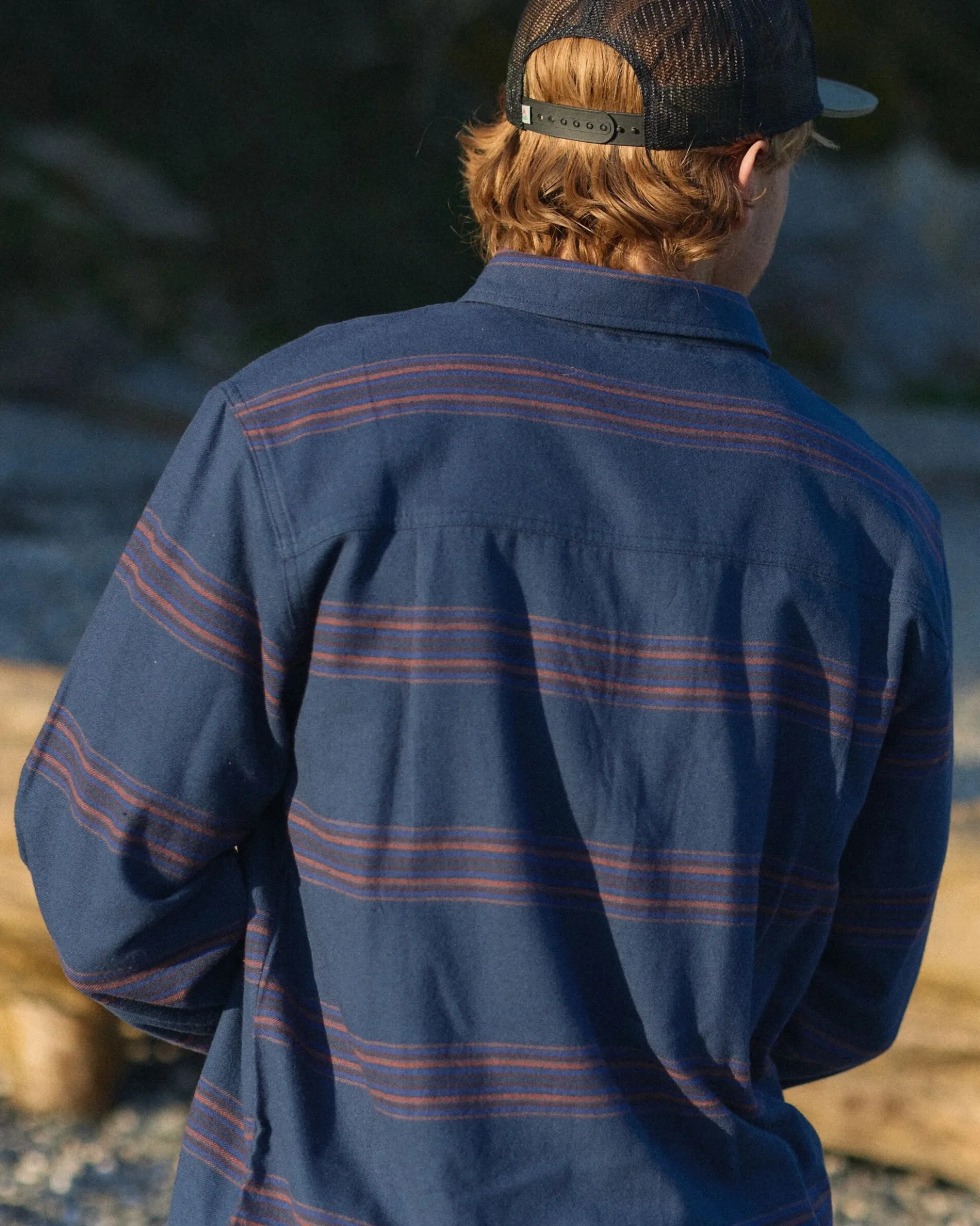 Herren Backcountry Leichtes Hemd mit Streifen