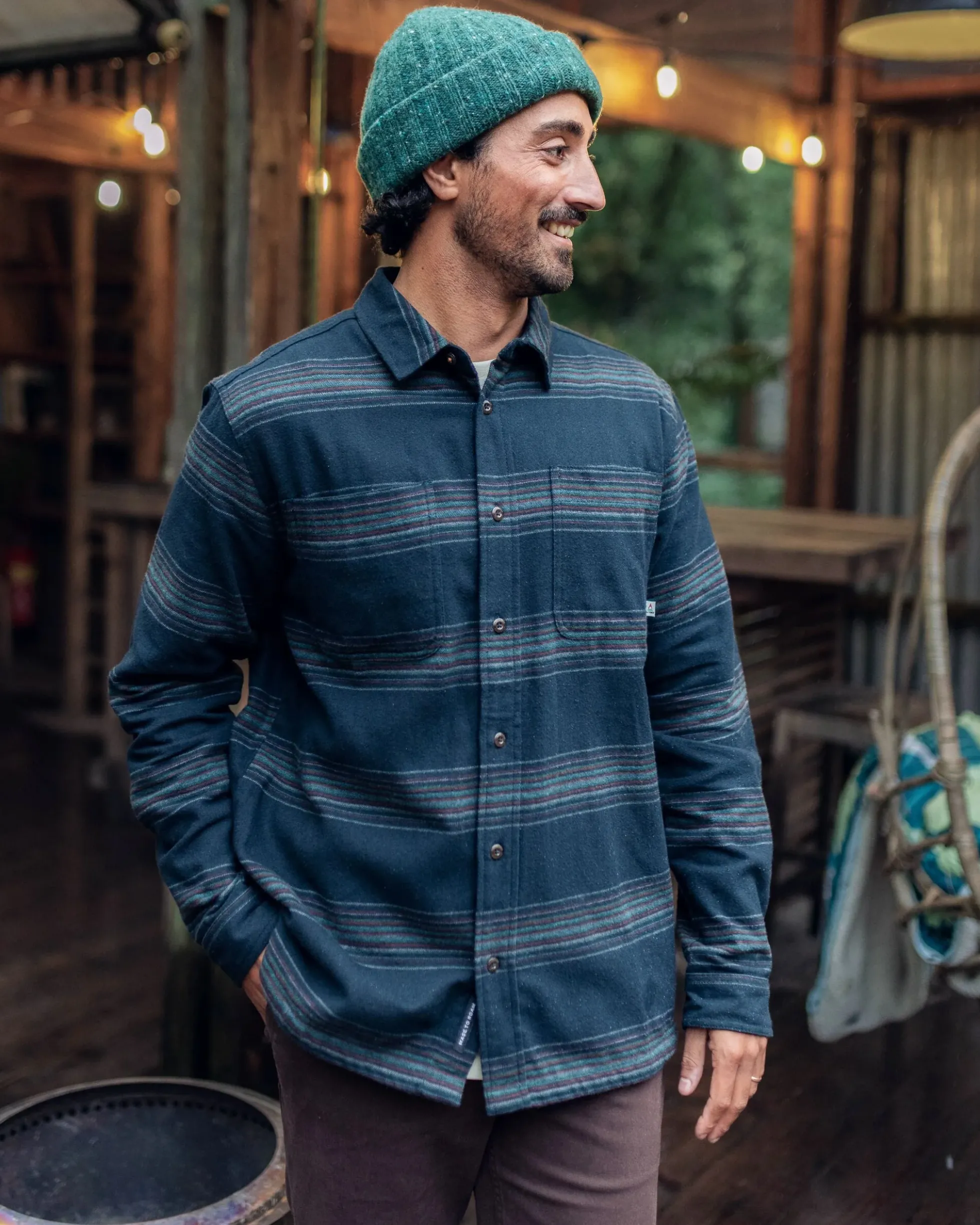 Herren Backcountry Streifenhemd