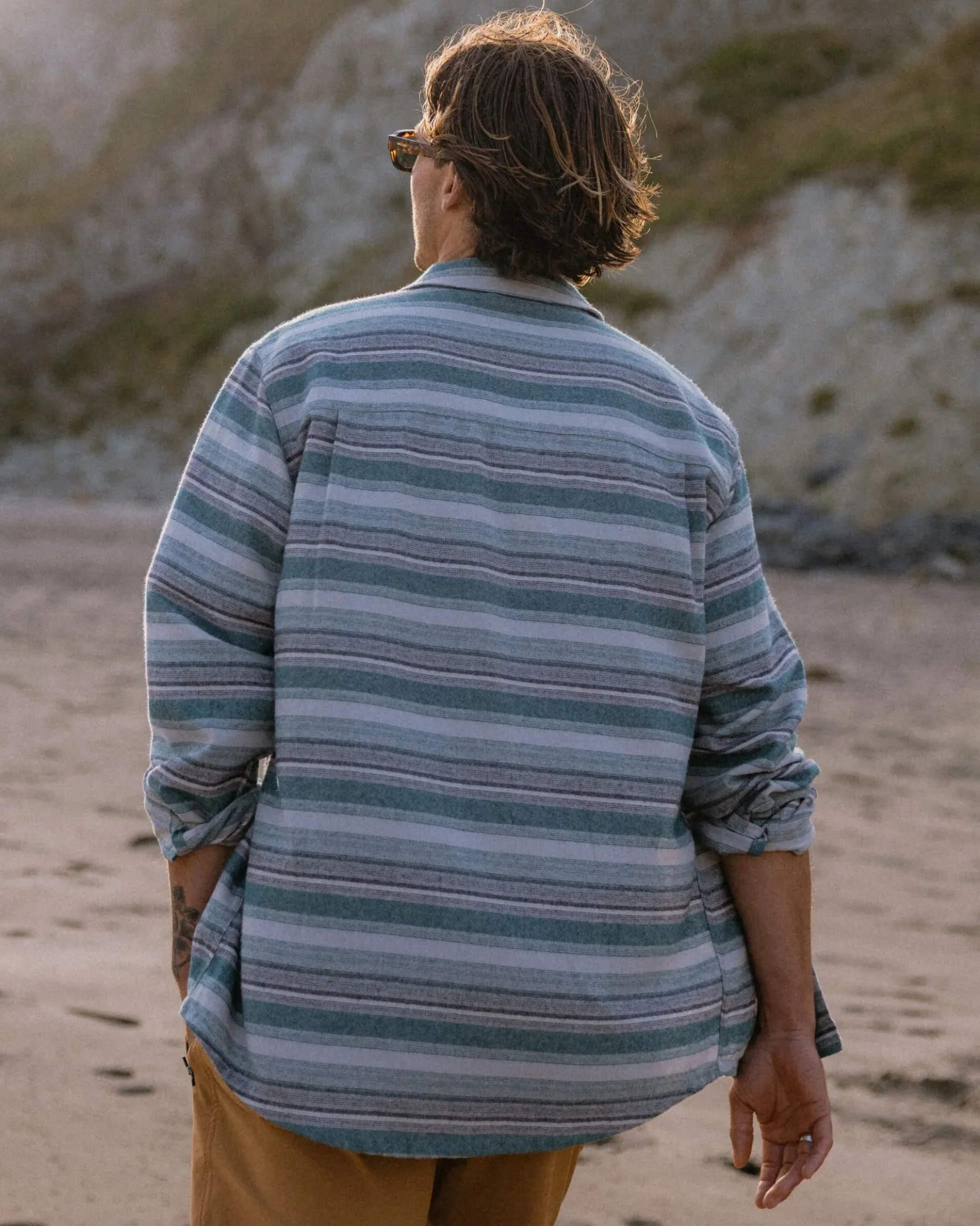 Herren Backcountry Stripe Leichtes Hemd