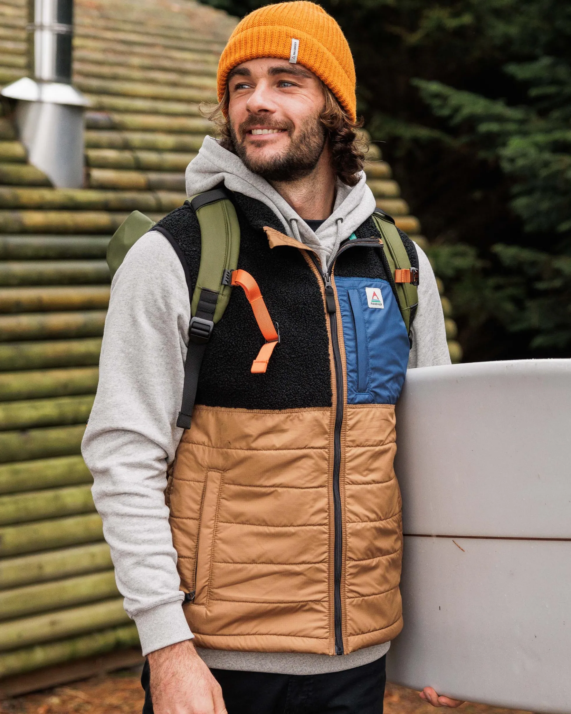 Herren Born Explorer Polar-Lined Sherpa Top