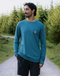 Herren Camp Lost Leichtes Merino-Mix Langarmshirt