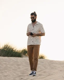 Herren Cove Bio-Baumwolle Kurzarmhemd