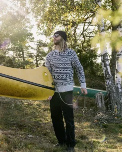 Herren Cutback Fairisle Gestrickter Pullover
