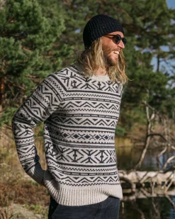 Herren Cutback Fairisle Gestrickter Pullover