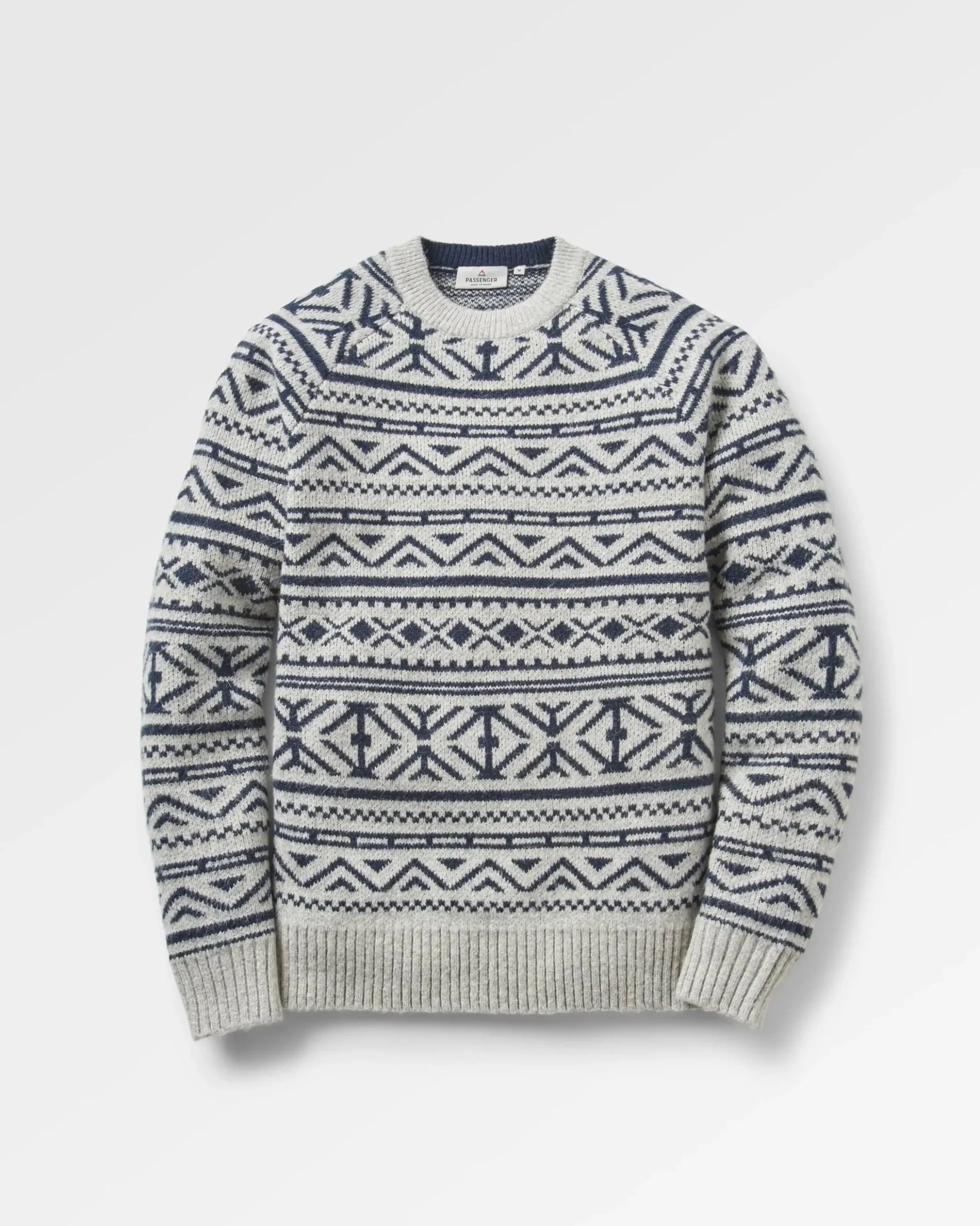 Herren Cutback Fairisle Gestrickter Pullover
