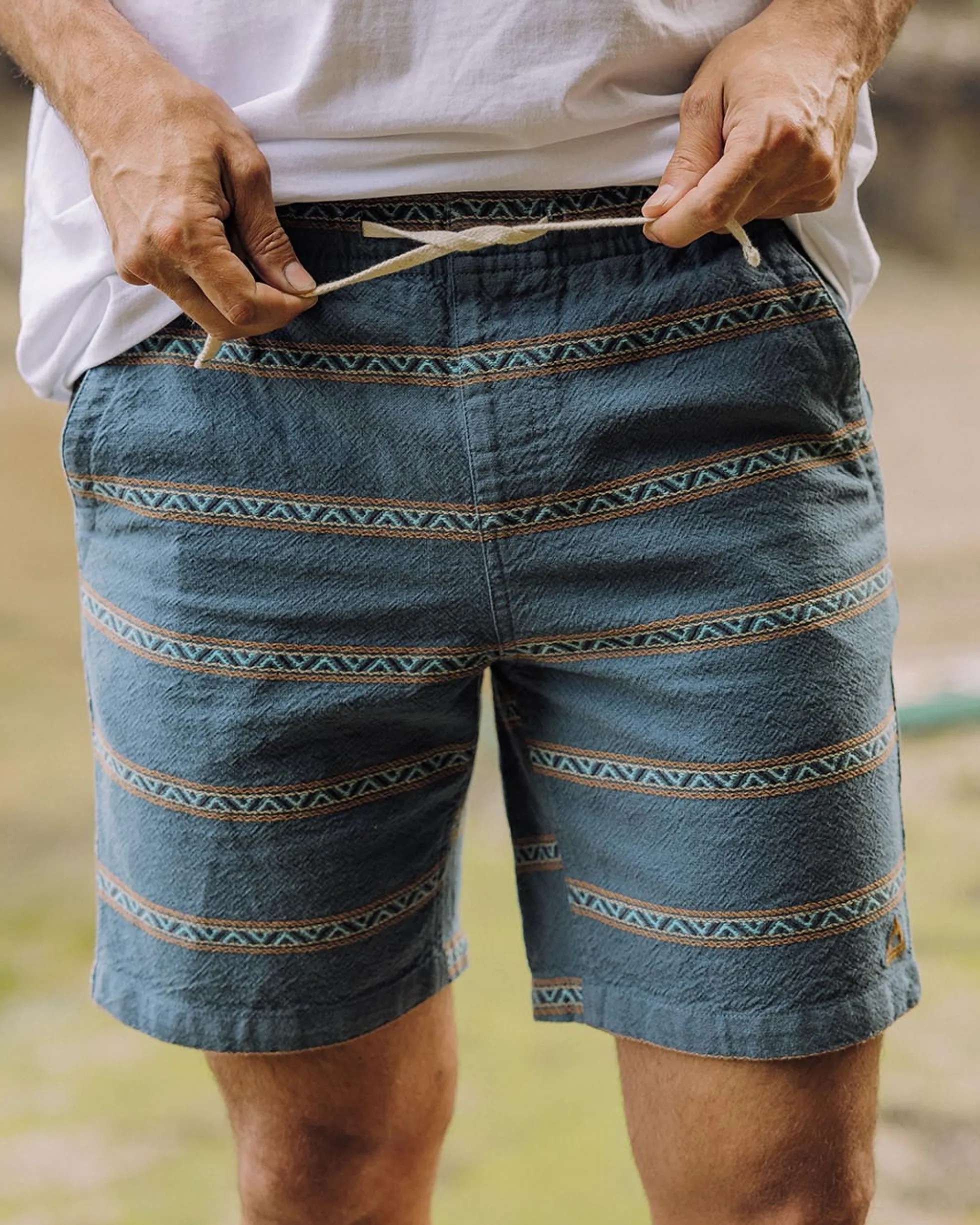 Herren Drifter Bio-Baumwolle Jacquard Shorts
