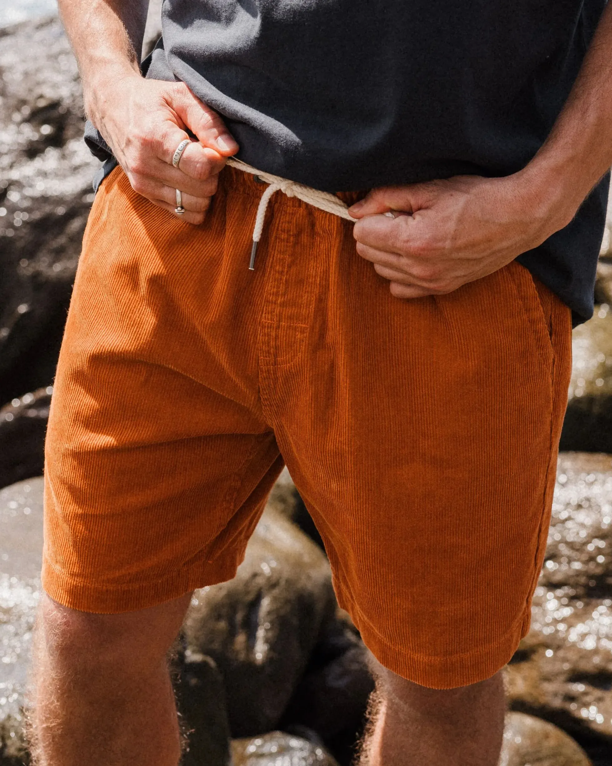 Herren Drifter Cord Shorts