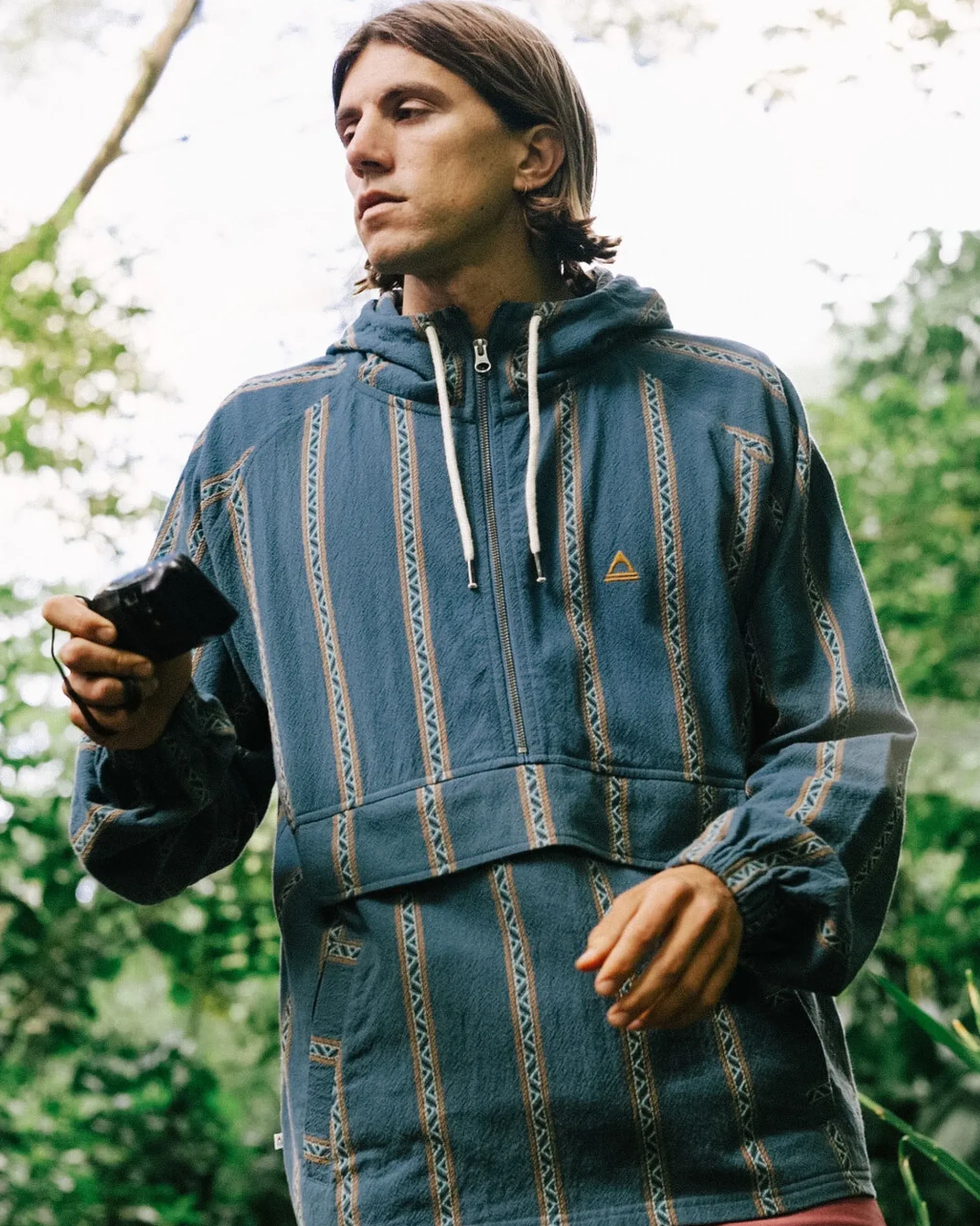 Herren Dune 1/2 Zip Bio-Baumwolle Hoodie