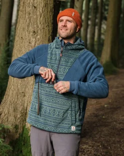 Herren Edge Kapuzen 1/2 Zip Polar Fleece