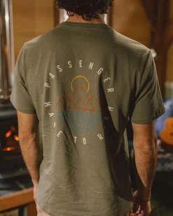 Herren Escapism T-Shirt – Staubiges Olive