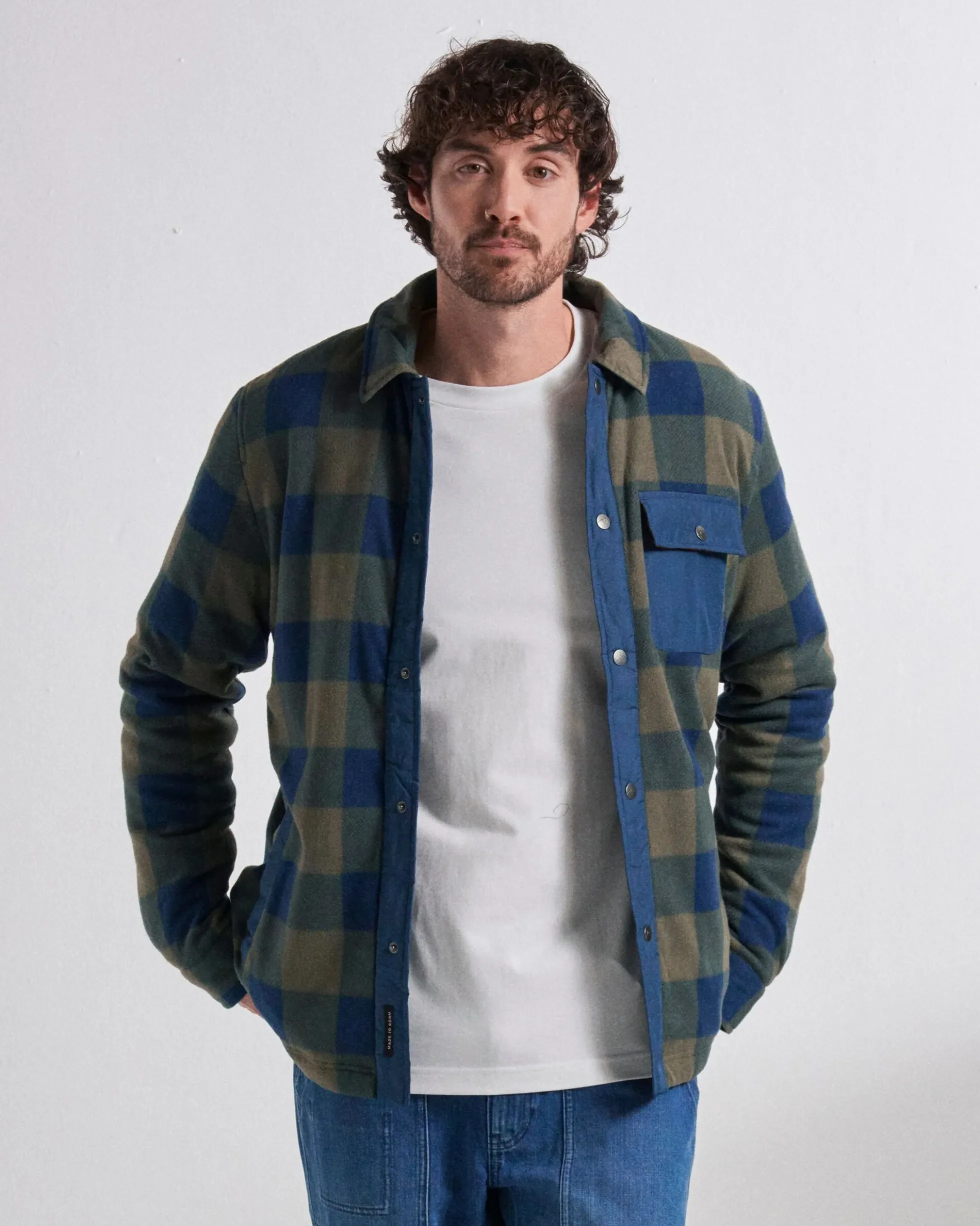 Herren Firelight Sherpa Gefüttertes Überhemd