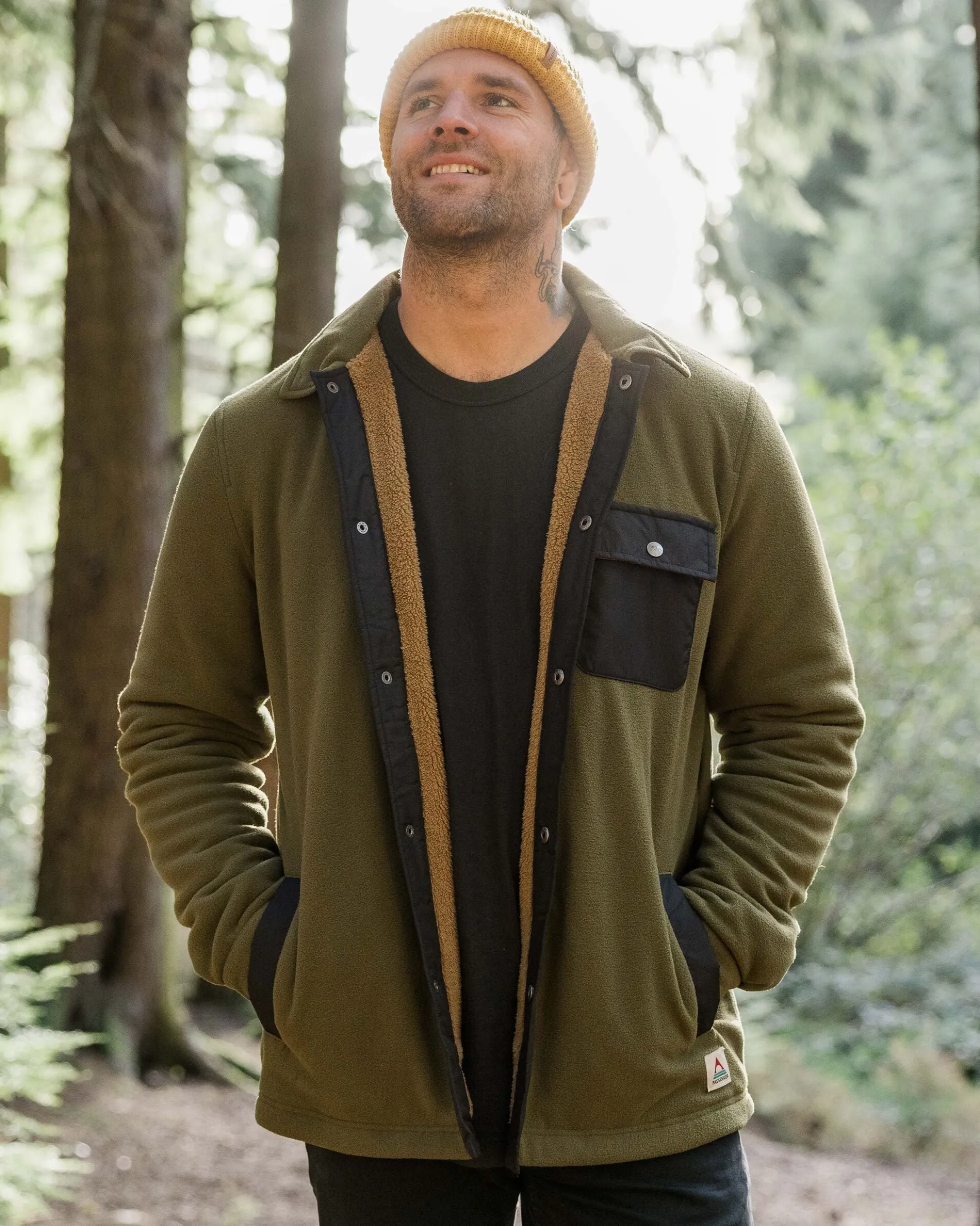 Herren Firelight Sherpa gefüttertes Overshirt