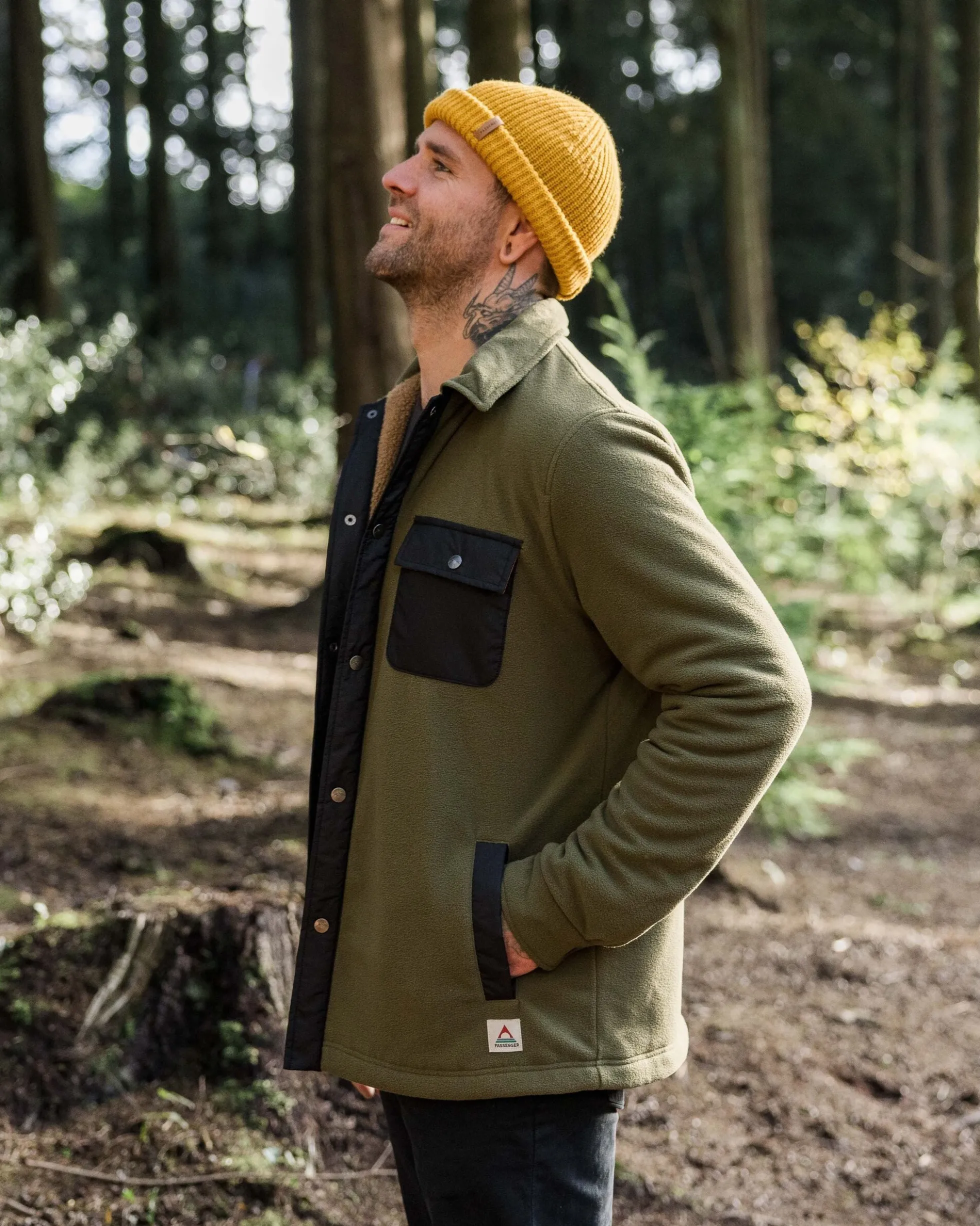Herren Firelight Sherpa gefüttertes Overshirt