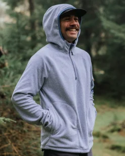 Herren Forestscape Grid Fleece Hoodie