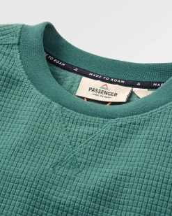Herren Forestscape Grid Fleece Rundhals