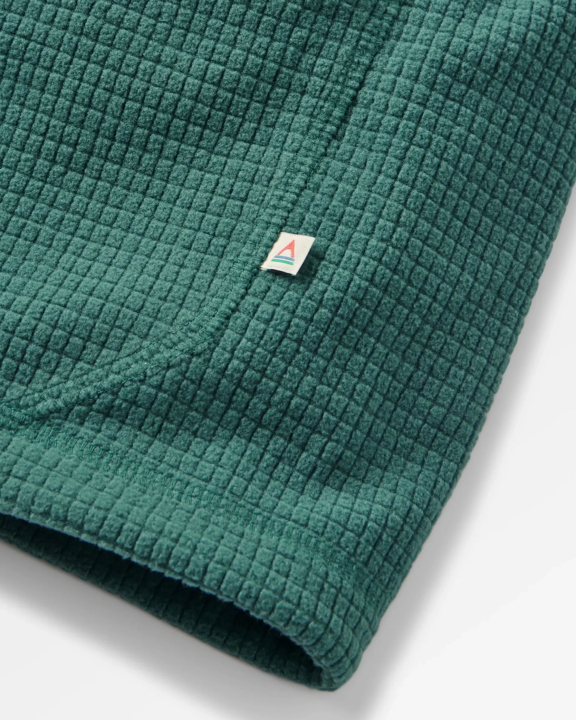 Herren Forestscape Grid Fleece Rundhals