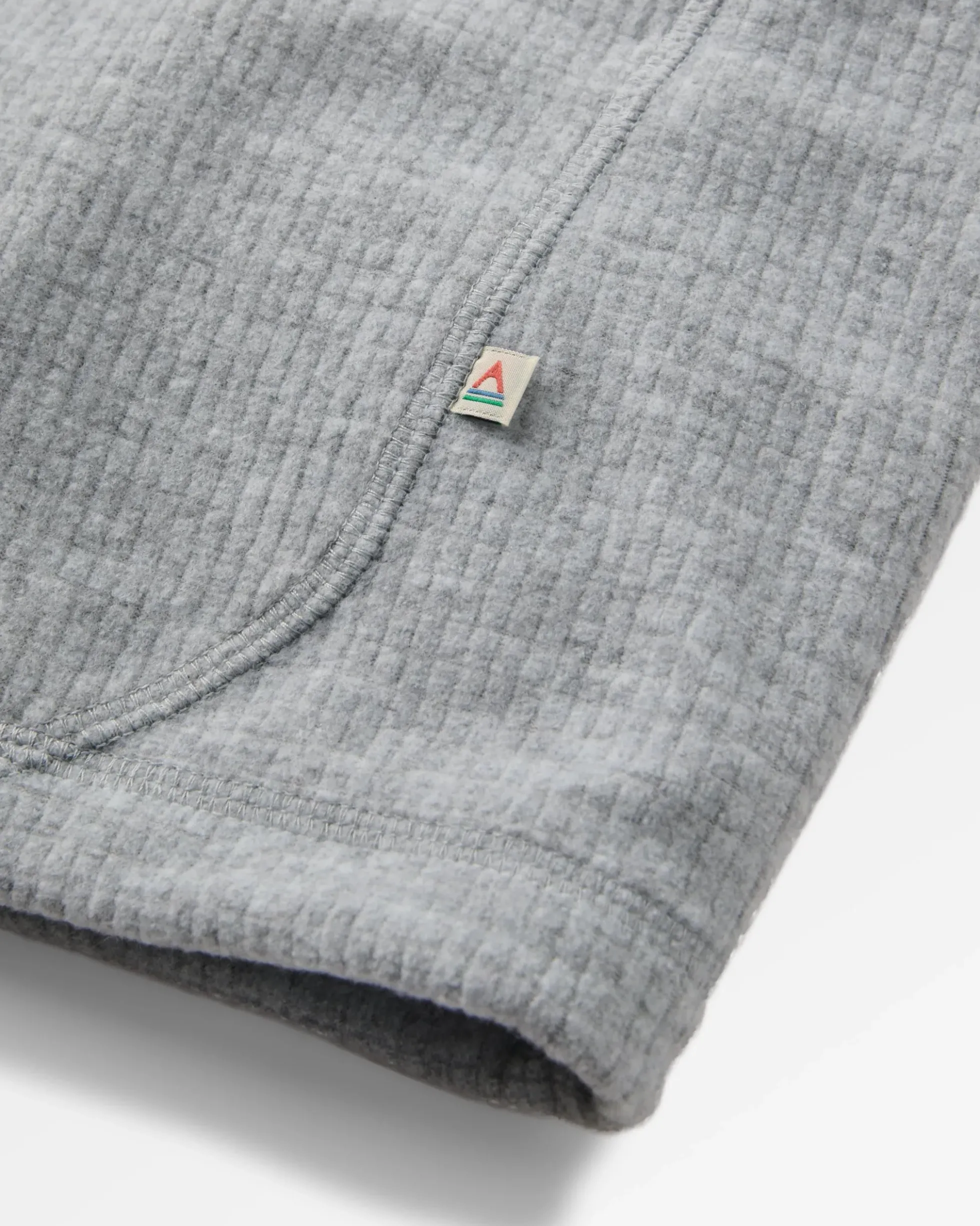 Herren Forestscape Grid Fleece Crew