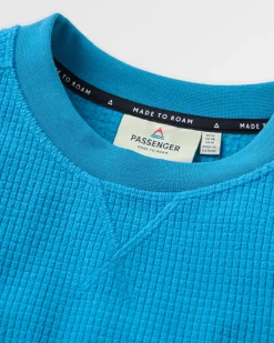 Herren Forestscape Grid Fleece Rundhals