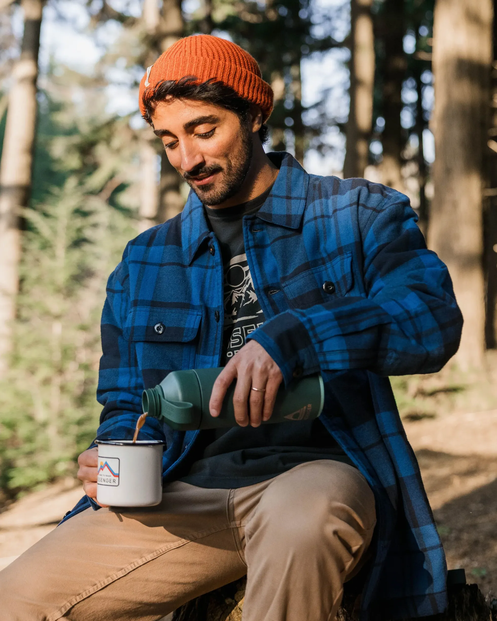 Herren Freestyle Sherpa-gefüttertes Overshirt