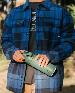 Herren Freestyle Sherpa-gefüttertes Overshirt