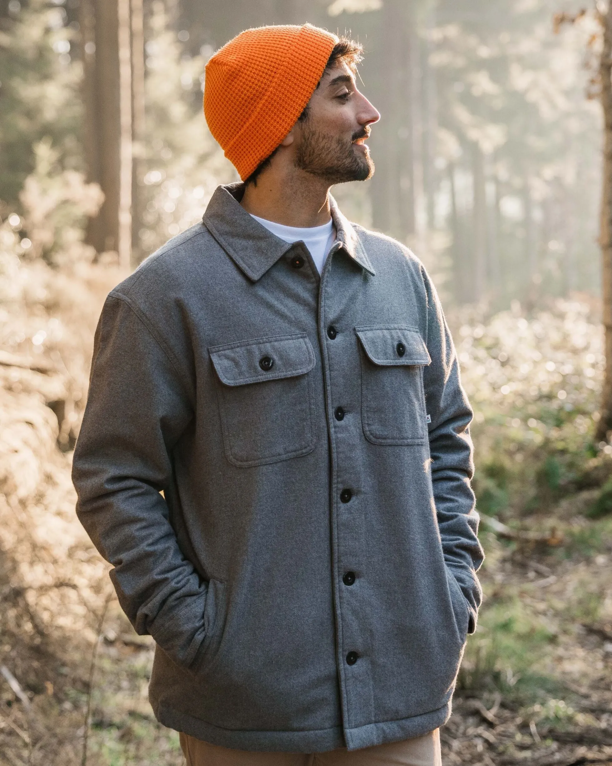 Herren Freestyle Sherpa-gefüttertes Overshirt