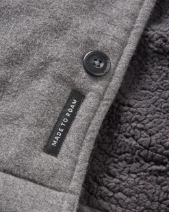 Herren Freestyle Sherpa-gefüttertes Overshirt