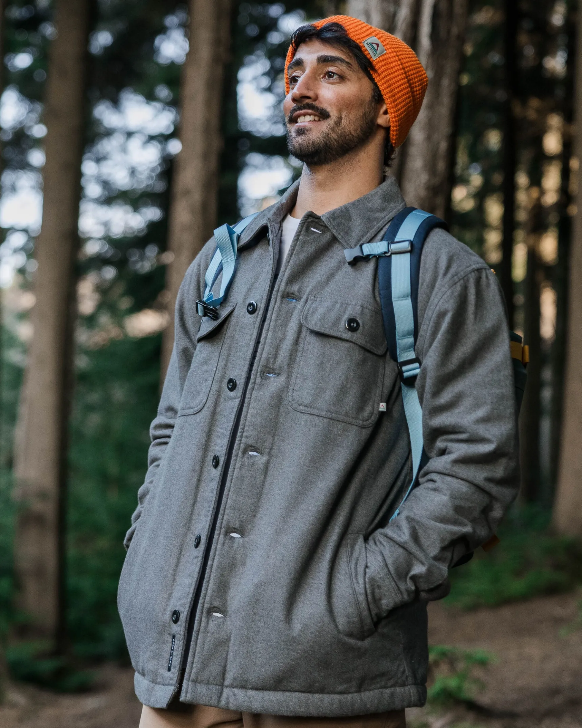Herren Freestyle Sherpa-gefüttertes Overshirt
