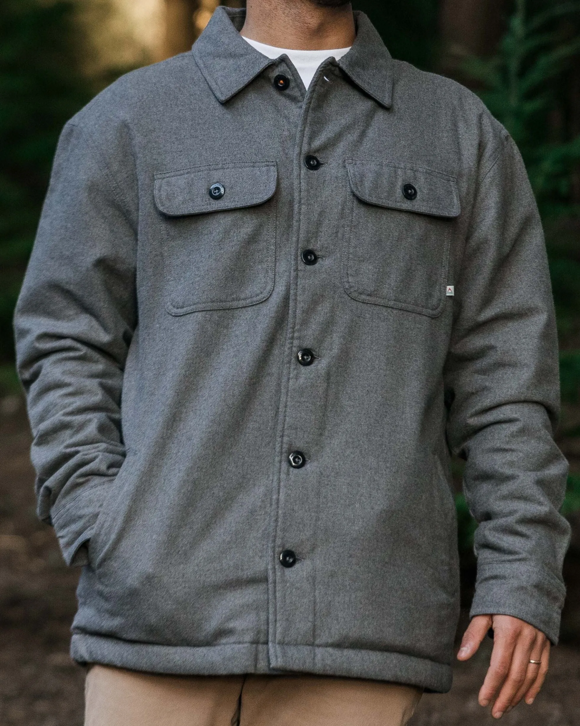 Herren Freestyle Sherpa-gefüttertes Overshirt