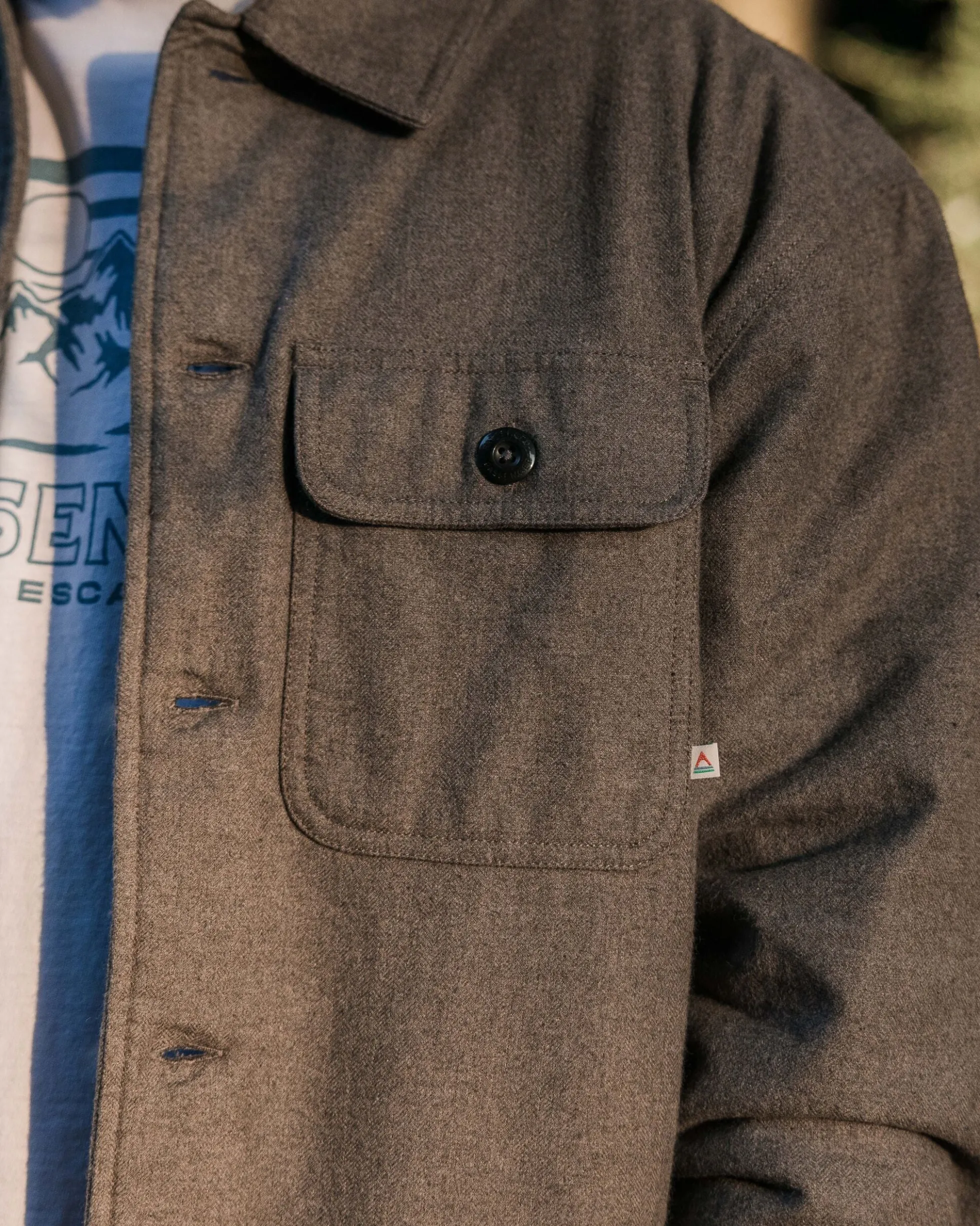 Herren Freestyle Sherpa-gefüttertes Overshirt