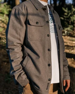 Herren Freestyle Sherpa-gefüttertes Overshirt