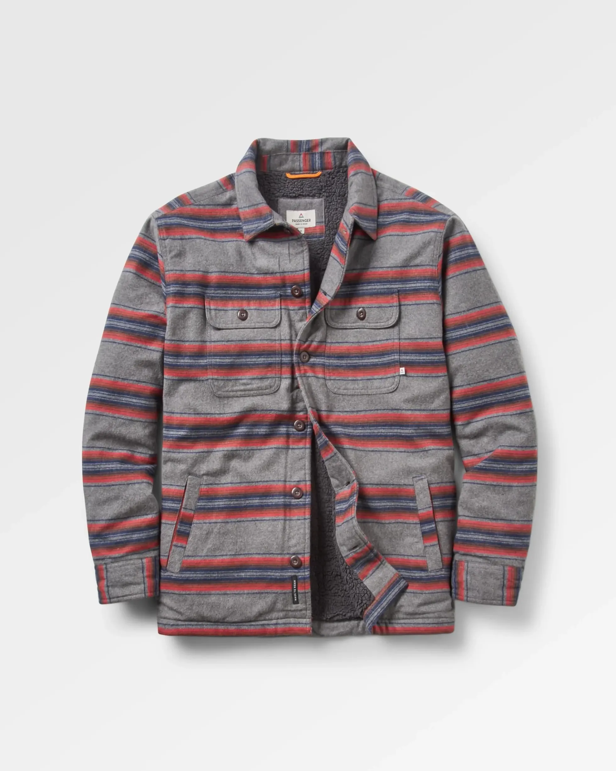 Herren Freestyle Sherpa-gefüttertes Overshirt