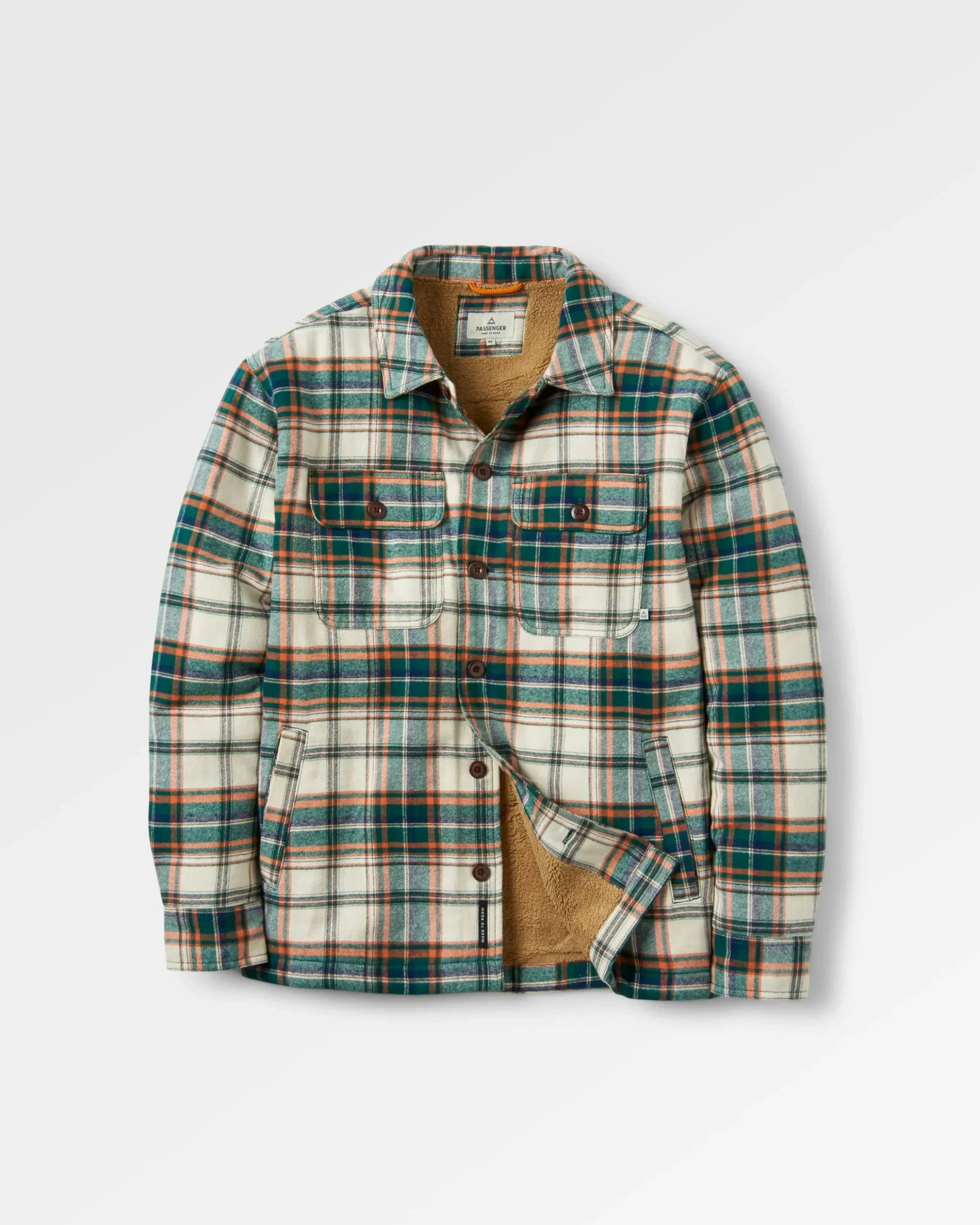 Herren Freestyle Sherpa-gefüttertes Overshirt
