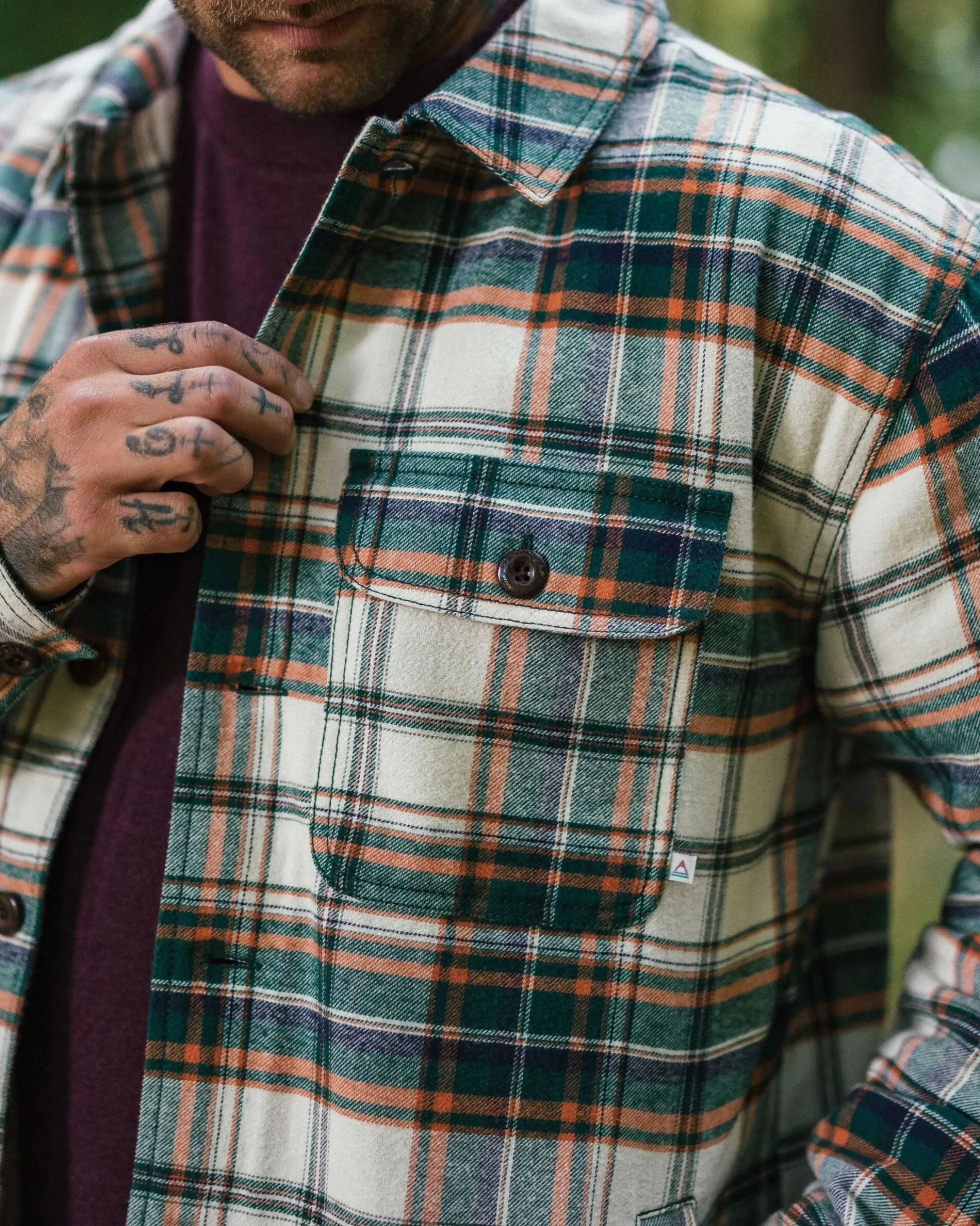 Herren Freestyle Sherpa-gefüttertes Overshirt