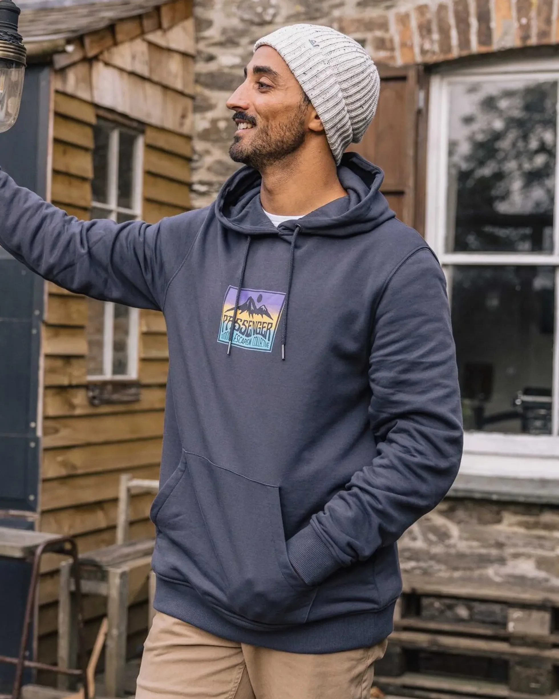 Herren Grounded Bio-Baumwoll-Hoodie