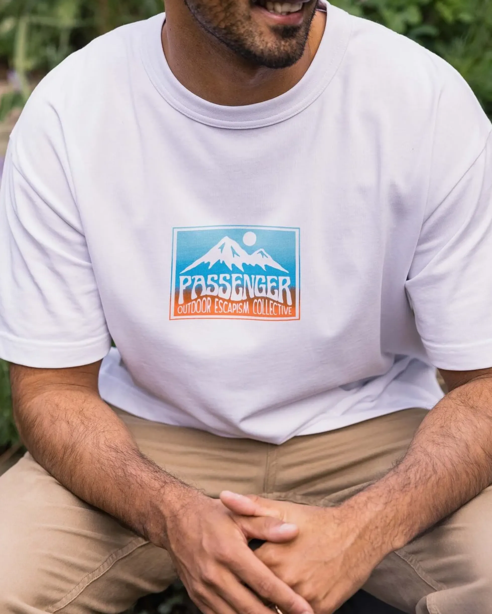 Herren Grounded Bio entspannt geschnittenes T-Shirt