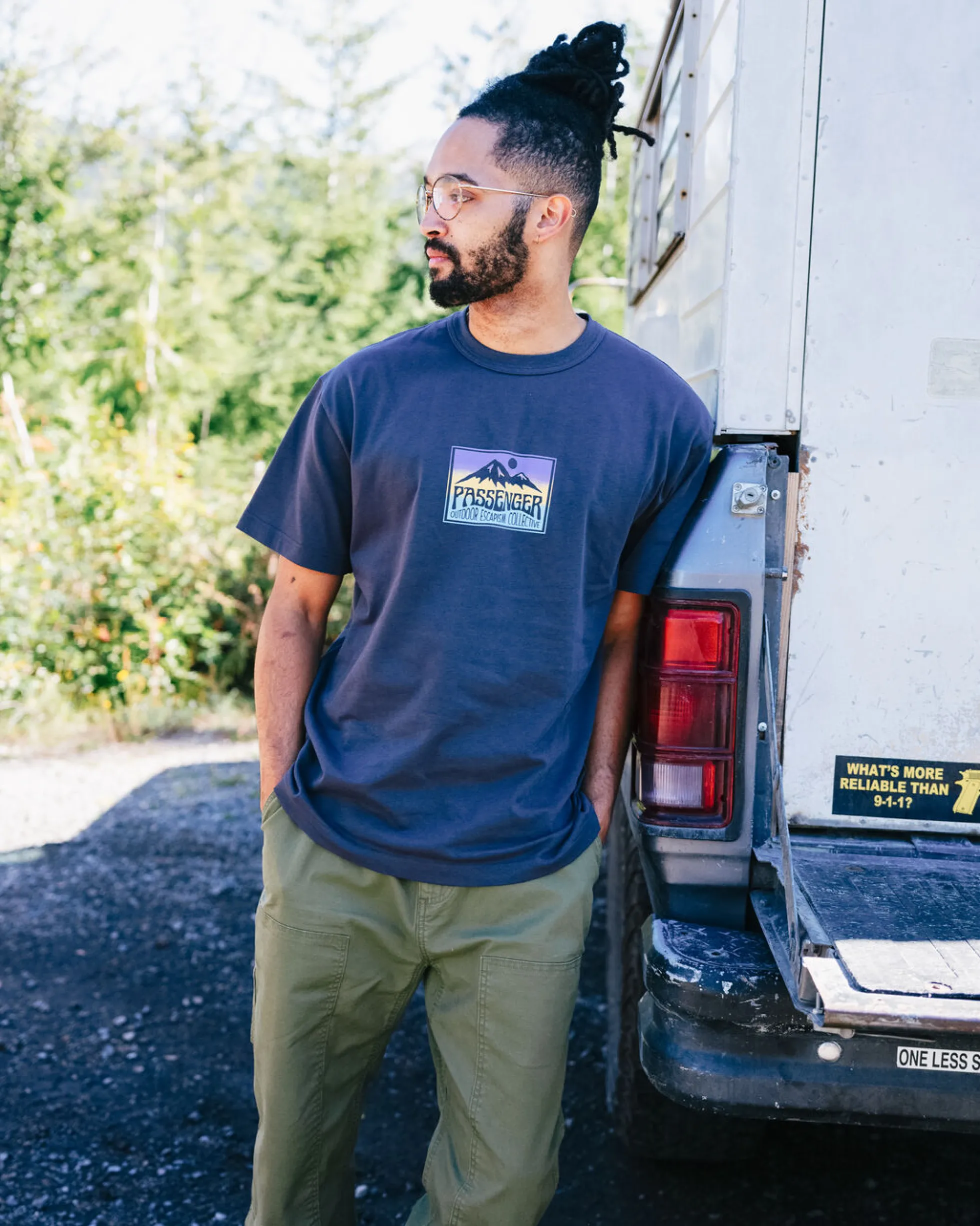 Herren Grounded Bio entspannt geschnittenes T-Shirt