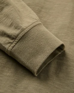 Herren Headland Langarmshirt Slub Henley