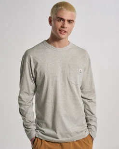 Herren Heritage Natürliches Relaxed Fit Langarmshirt