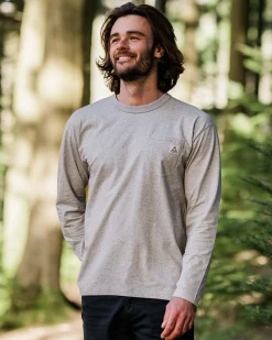 Herren Heritage Natürliches Relaxed Fit Langarmshirt