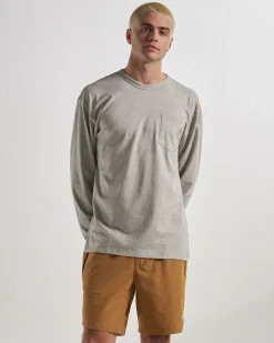 Herren Heritage Natürliches Relaxed Fit Langarmshirt