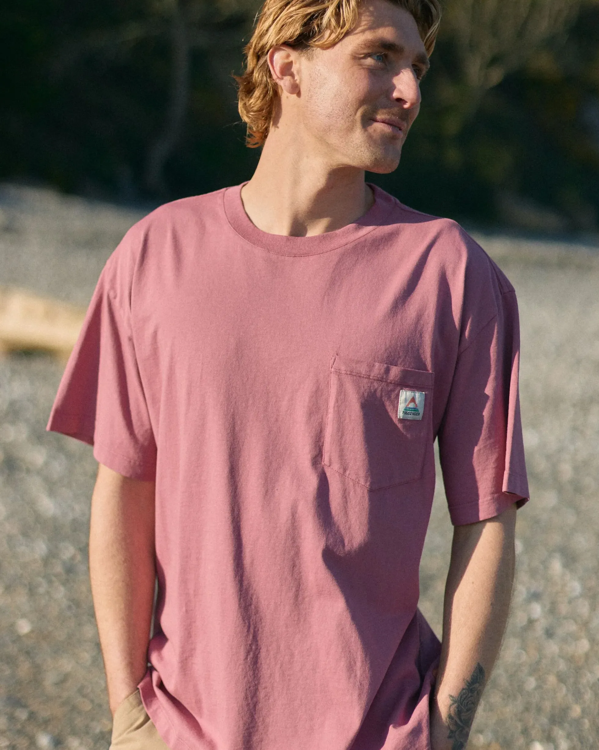 Herren Heritage Organisches Relaxed Fit T-Shirt